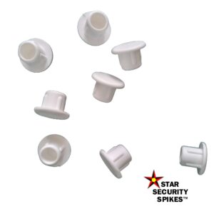 White End Plug Durable end plug for finishing and securing Star Security Spikes® rows